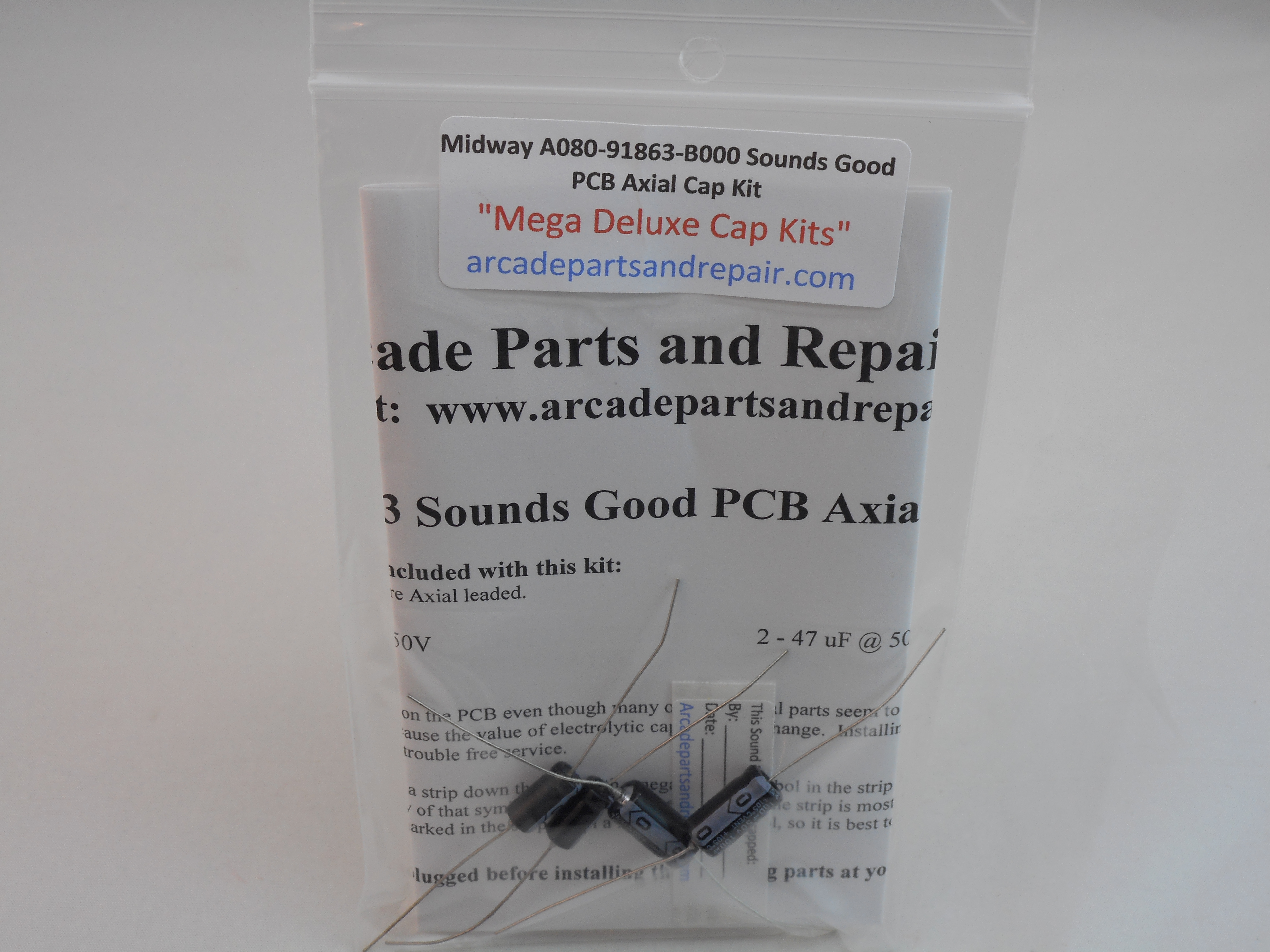 Midway 91863 Sounds Good PCB 105C Axial Cap Kit