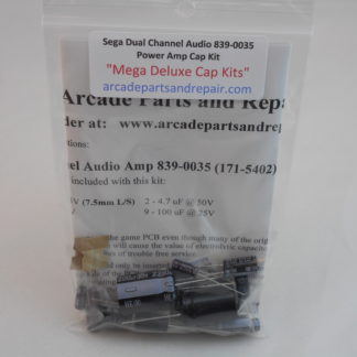 Sega 839-0035 Sound AMP PCB Cap Kit 105C Nichicon