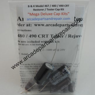 B & K 467 / 490 CRT Tester 105C Cap Kit
