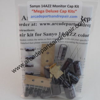 Sanyo 14AZZ Monitor Cap Kit 105C Nichicon