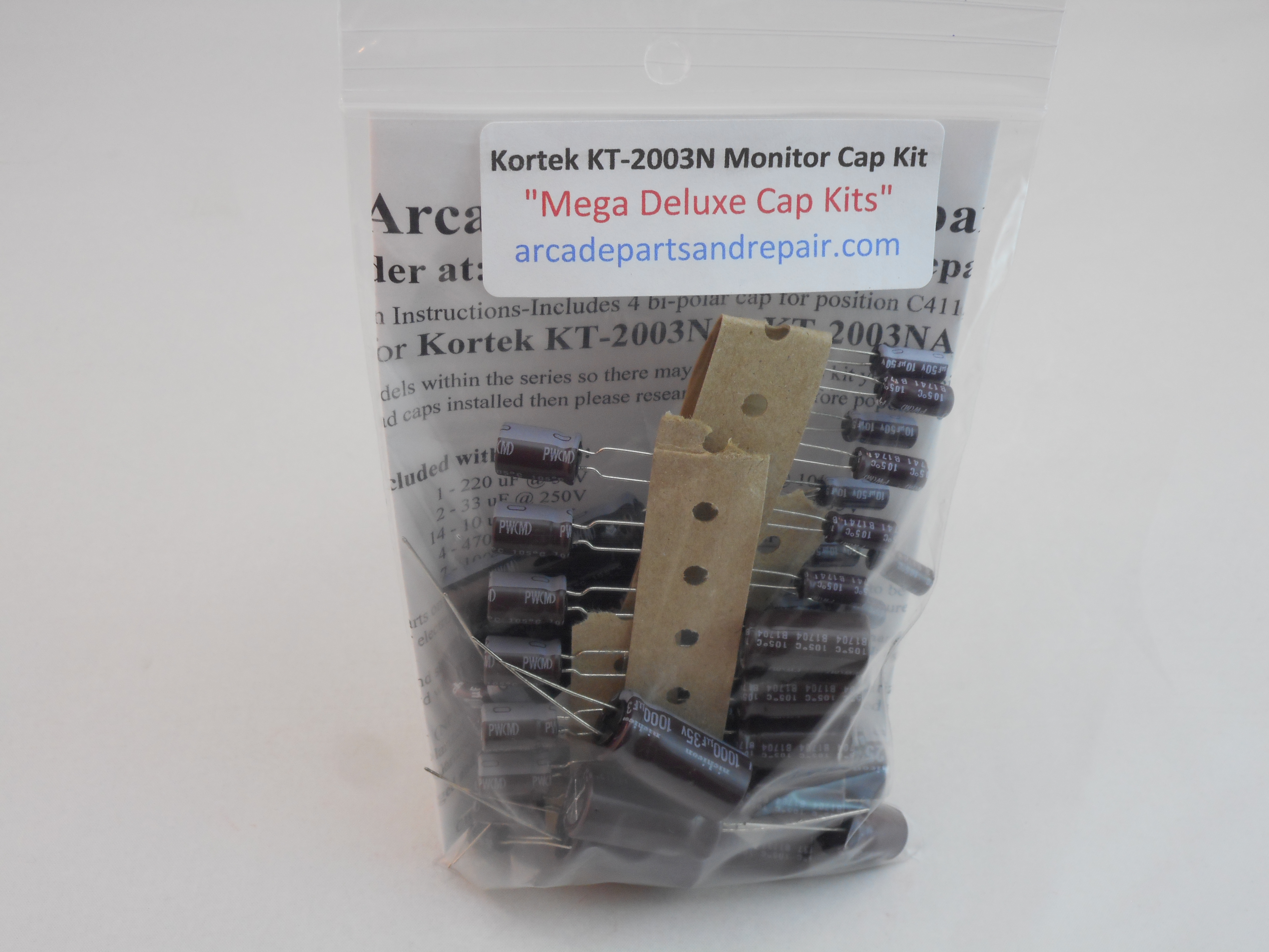 Kortek KT-2003N Monitor Cap Kit 105C Nichicon