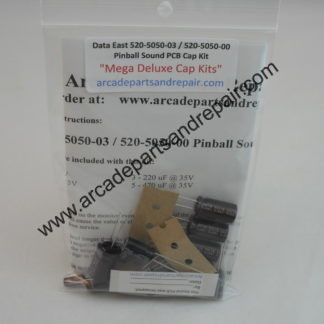 Data East 520-5050-03 Sound PCB 105C Cap Kit Nichicon