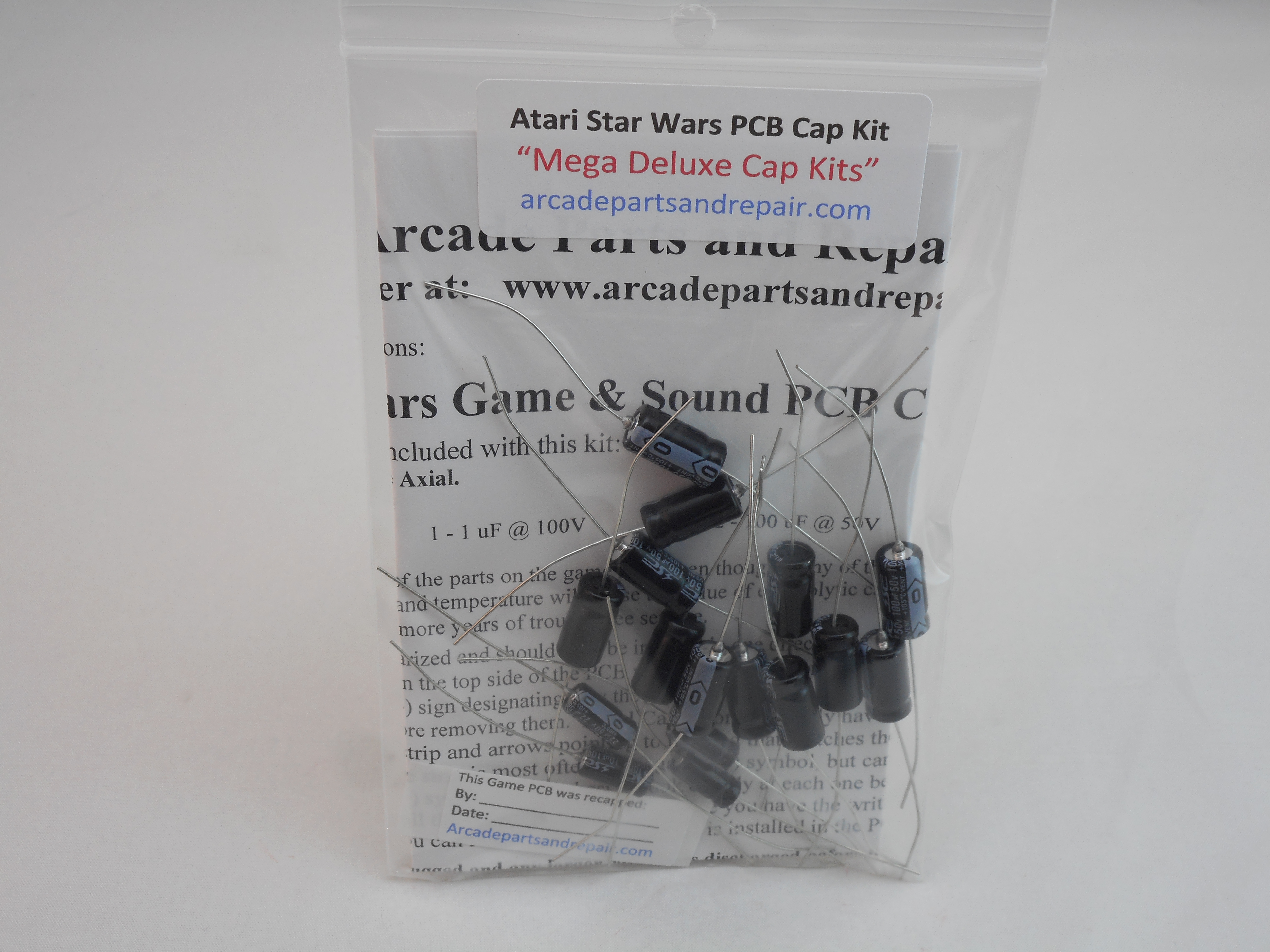 Atari Star Wars Game PCB 105C Cap Kit