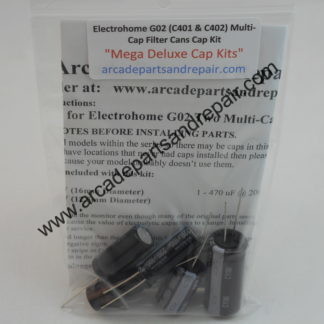 Electrohome G02 Two Filter Cap Can Kit 105C Nichicon