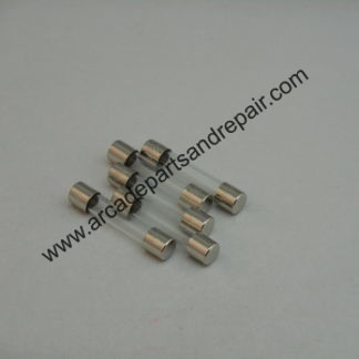 .500A 250V / (1/2amp) Fast Blow 3AG Fuse (5 Piece Package)