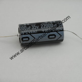 22,000uF 35V Axial Capacitor 105C