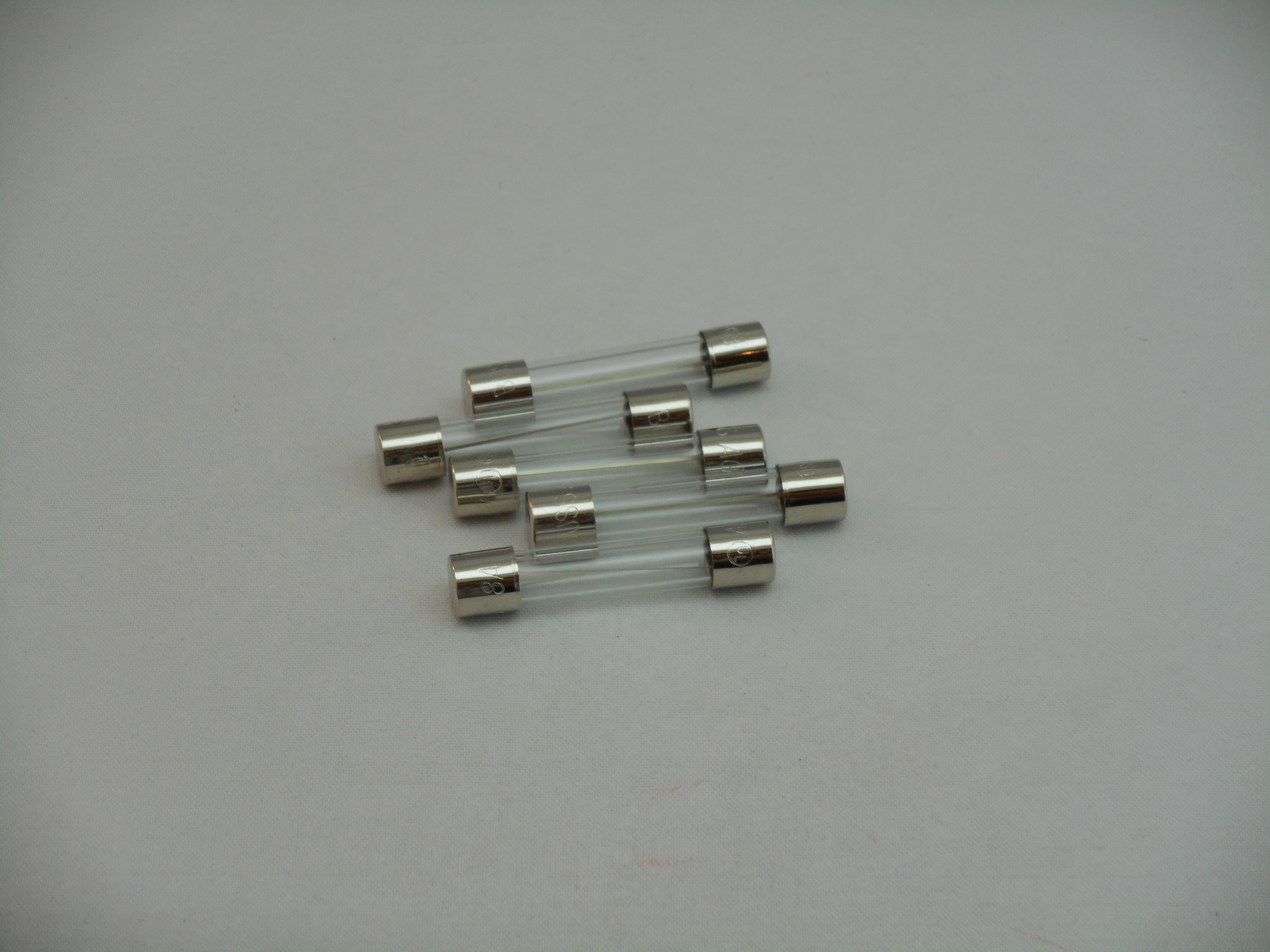 8A 250V Fast Blow 3AG Fuse (5 Piece Package)