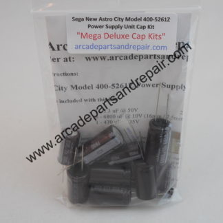 Sega New Astro City Model 400-5261Z Power Supply PCB Cap Kit 105C Nichicon