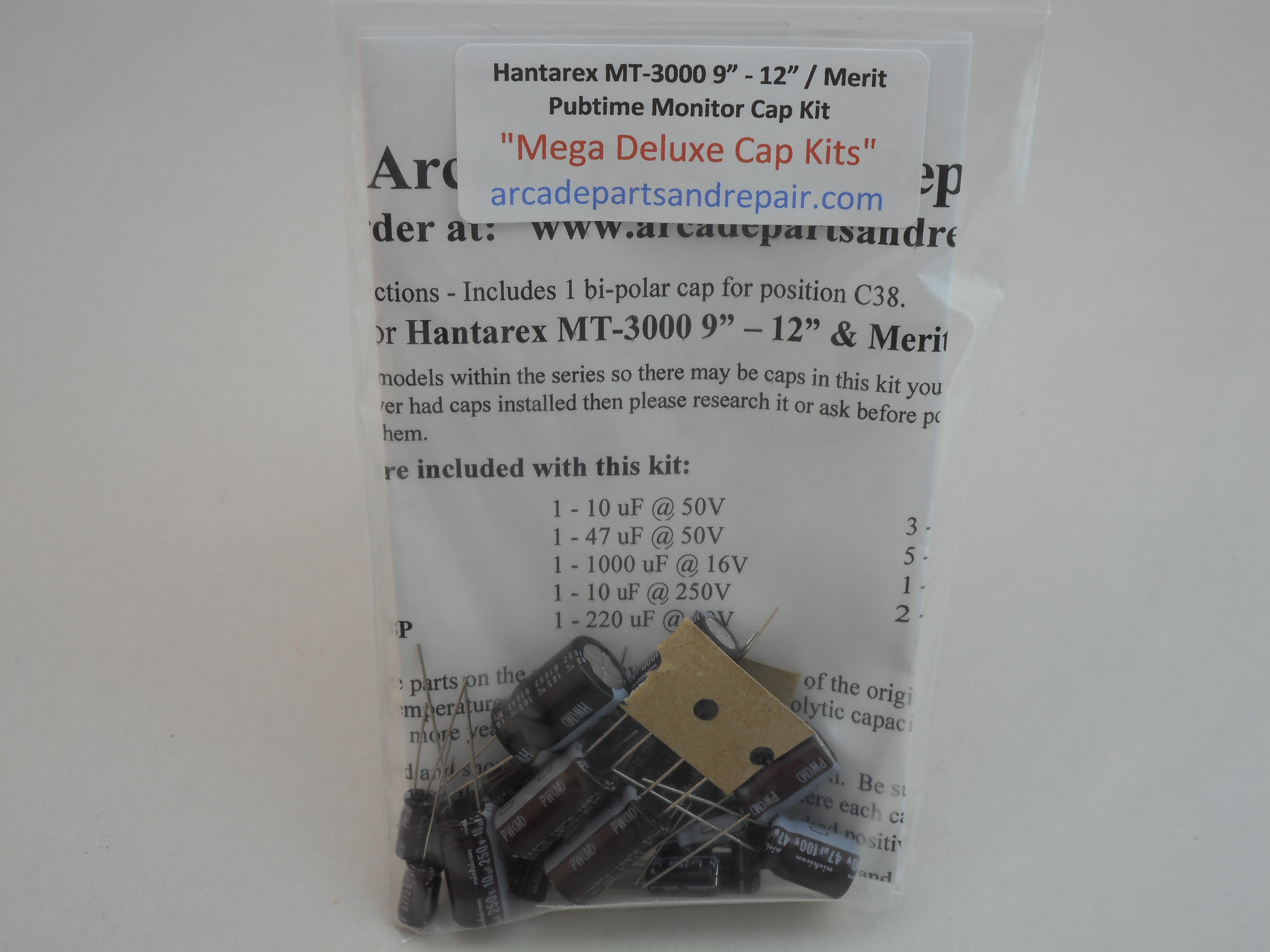 Hantarex MT3000 9"-12" Monitor Cap Kit 105C Nichicon