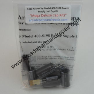 Sega Astro City Model 400-5198 Power Supply PCB Cap Kit 105C Nichicon
