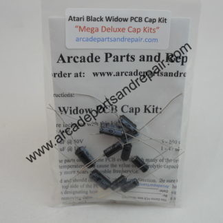 Atari Black Widow Game PCB 105C Axial Cap Kit