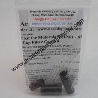 Motorola XM-501 / XM-701 / XM-702 C43 (3-Cap) Filter Cap Can Kit 105C Nichicon