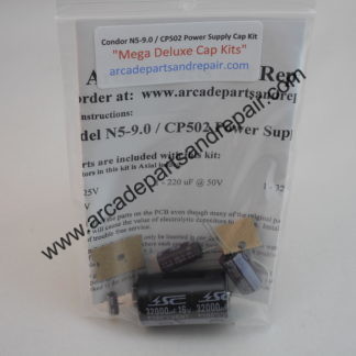 Condor / Exidy N5-9.0 / CP502 Power Supply 105C Cap Kit