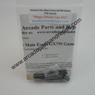 Konami The Main Event GX799 Game PCB Cap Kit 105C Nichicon