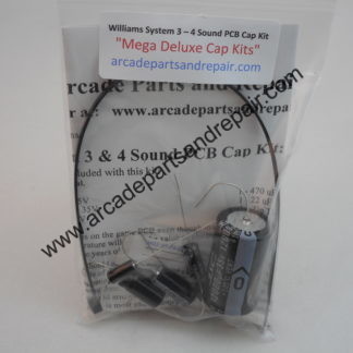 Williams System 3 & 4 Sound PCB 105C Cap Kit
