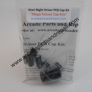 Atari Night Driver PCB Complete 105C Axial Cap Kit
