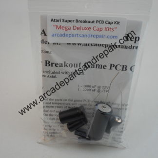 Atari Super Breakout PCB Complete 105C Axial Cap Kit