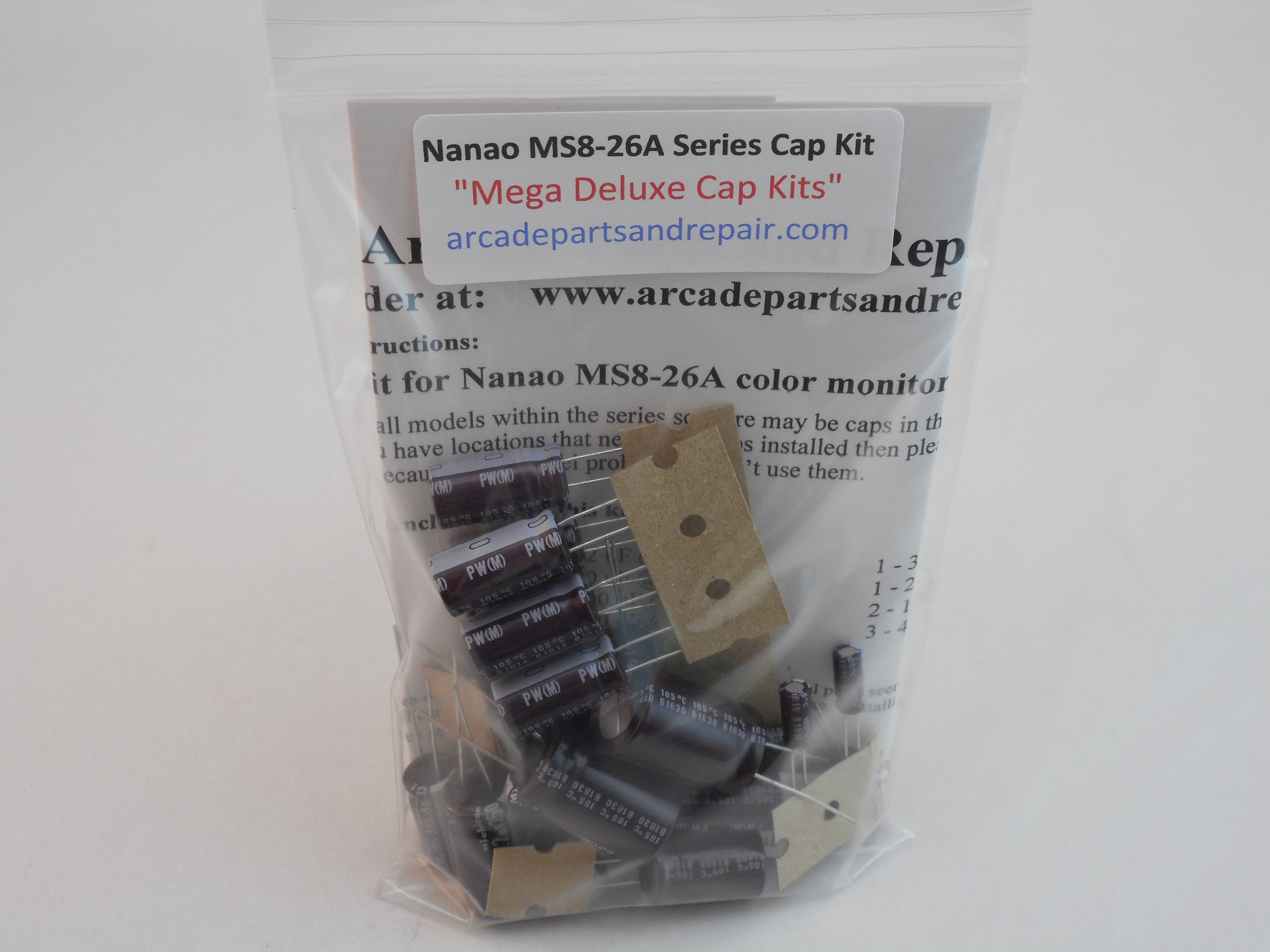 Nanao MS8-26A Monitor Cap Kit 105C Nichicon