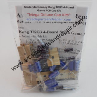 Nintendo Donkey Kong TKG3 4-Board Game PCB Cap Kit Nichicon