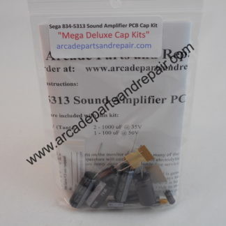 Sega 834-5313 Sound AMP PCB Cap Kit 105C Nichicon