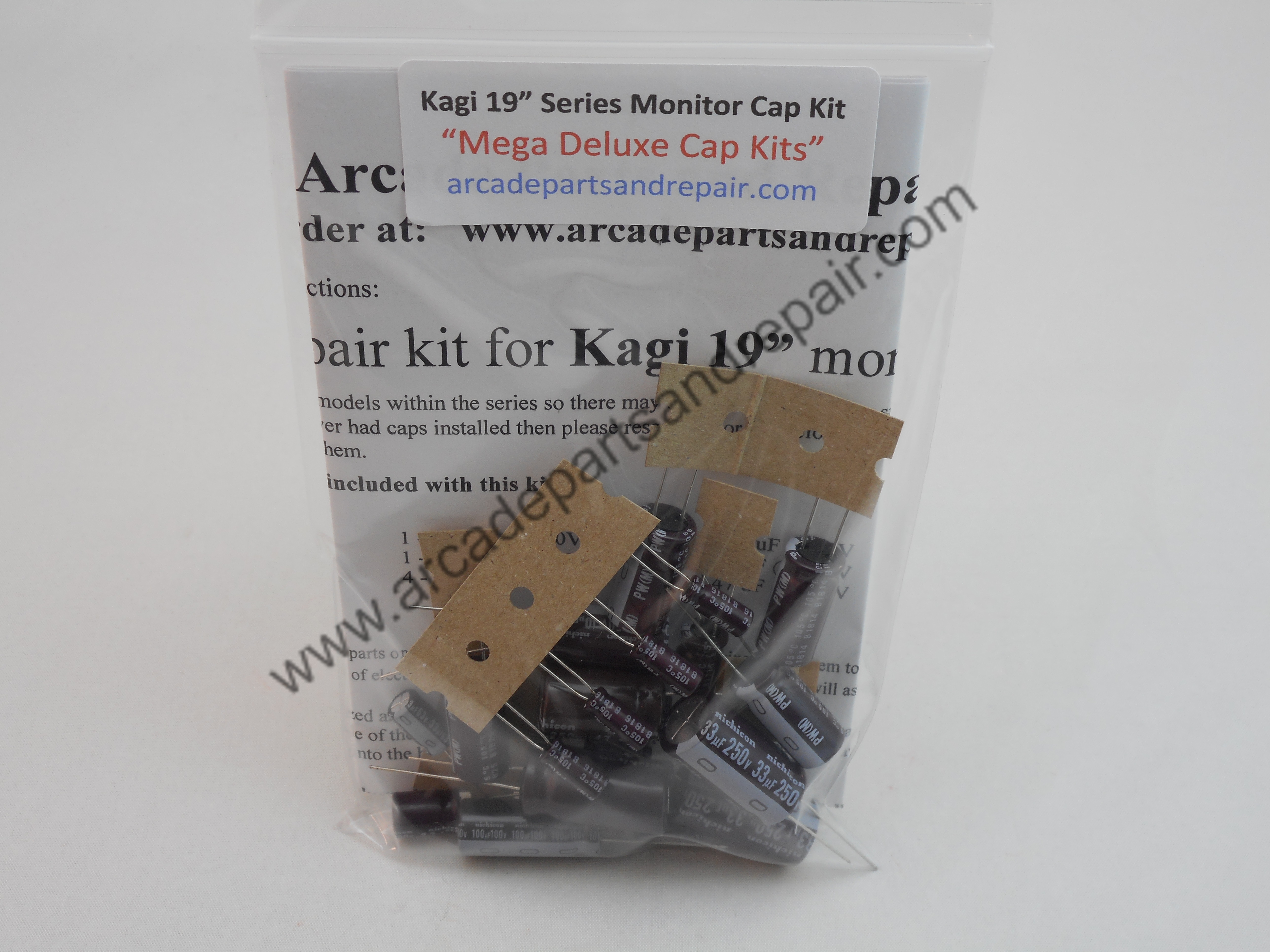 Kagi 19" & 13" Monitor Cap Kit 105C Nichicon
