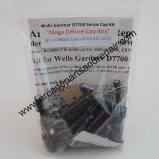 Wells Gardner D7700 Monitor Cap Kit 105C Nichicon