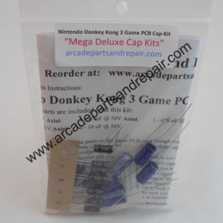 Nintendo Donkey Kong 3 Game PCB Cap Kit Nichicon
