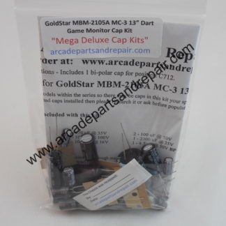 Goldstar MBM-2105A MC-3 13" Monitor Cap Kit 105C Nichicon
