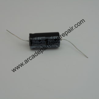 2500uF 50V Axial Capacitor 105C