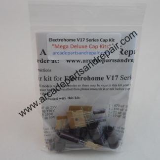 Electrohome V17 Monitor Cap Kit 105C Nichicon