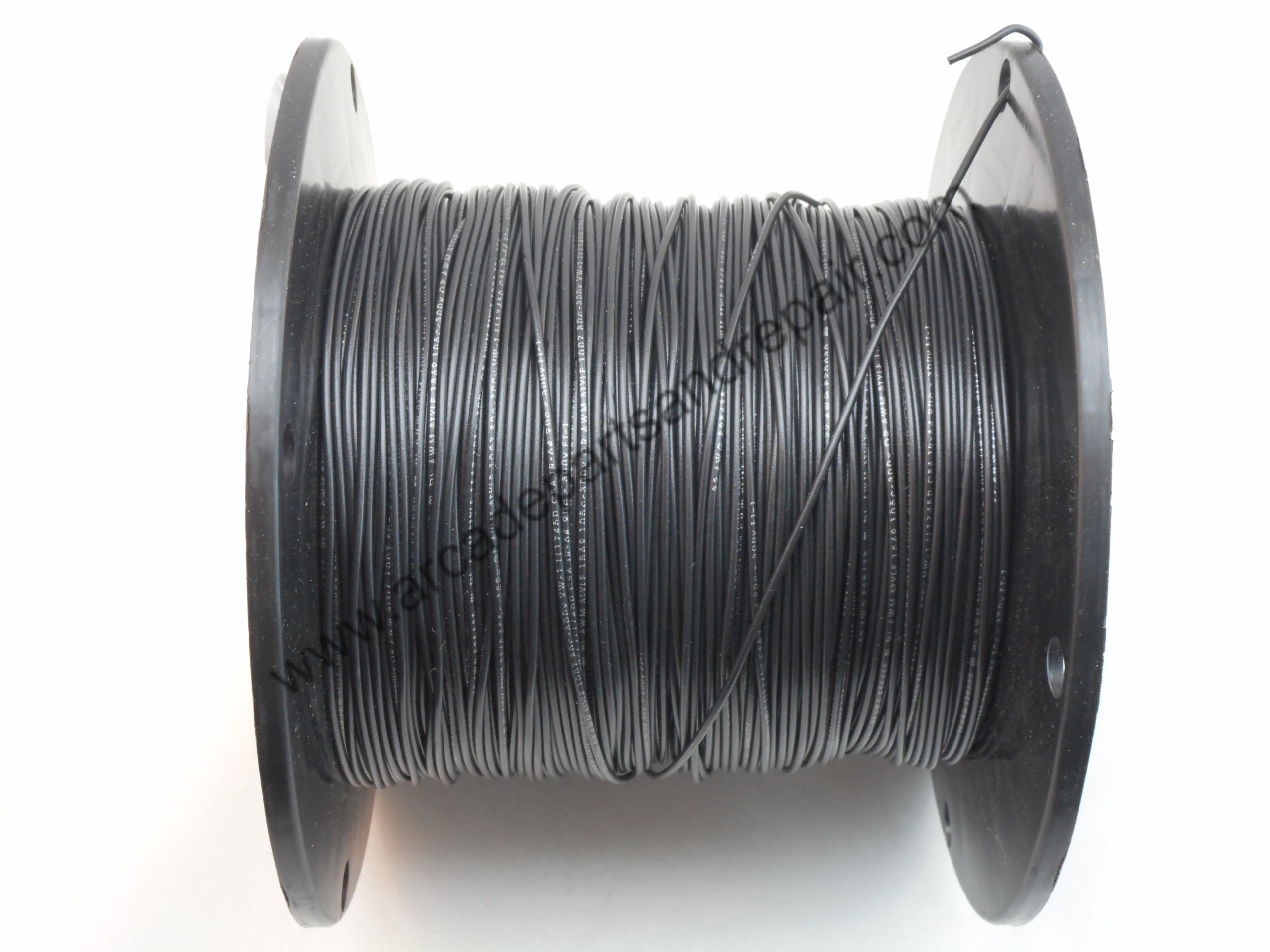 Black Stranded Wire 22AWG