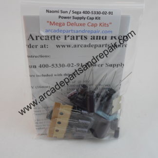Naomi Sun PSU Model 400-5330-02-91 Cap Kit 105C Nichicon
