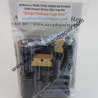 Bally / Williams 5763-15820-06 Power Driver 105C Cap Kit W/ Filter Caps