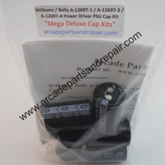 Bally / Williams A-12697 Power Driver 105C Cap Kit W/ Filter Caps