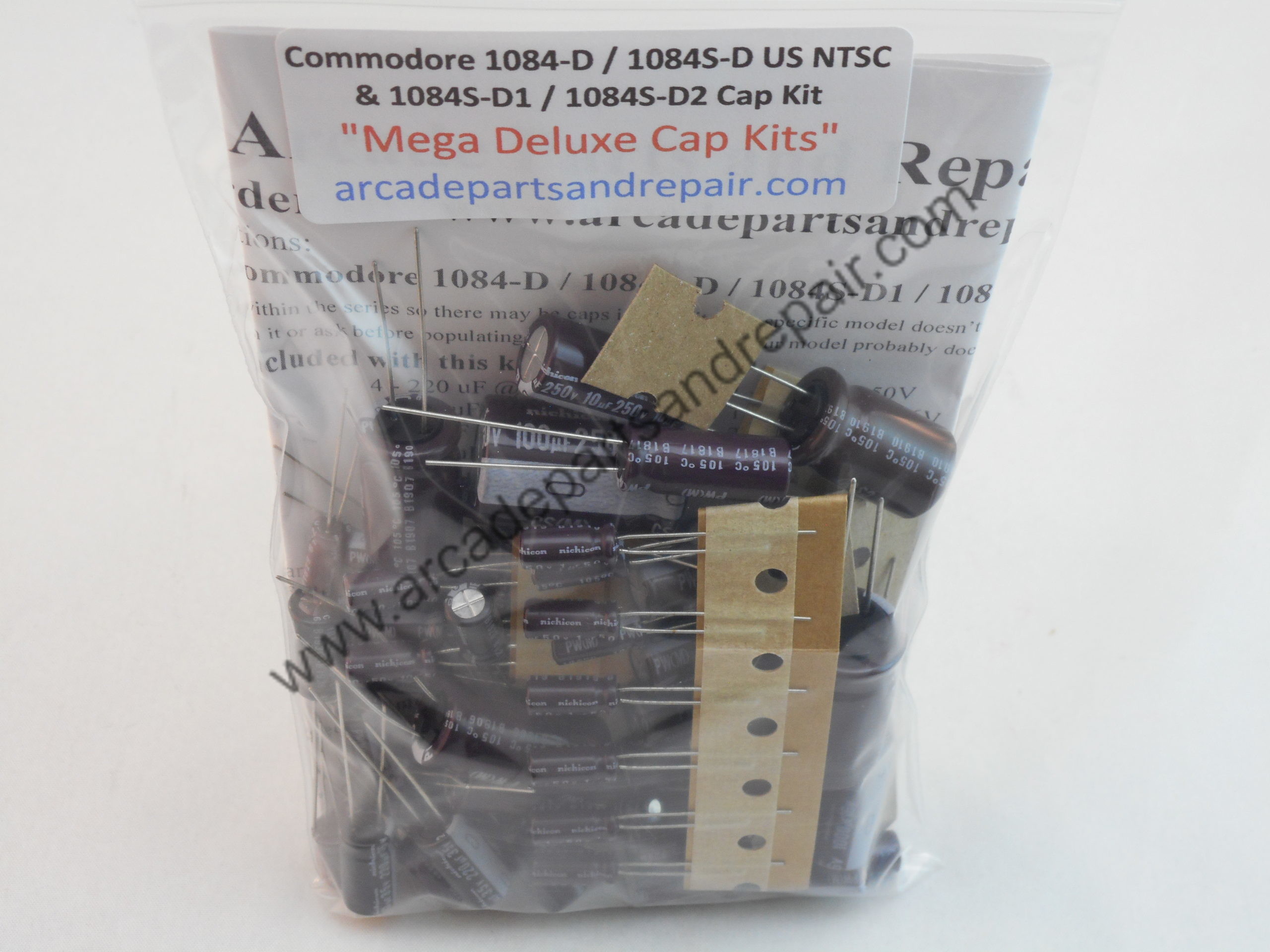 Commodore 1084-D / 1084S-D / 1084S-D1 / 1084S-D2 Cap Kit 105C Nichicon