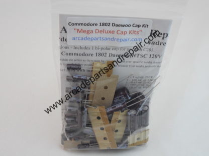 Commodore 1802 Daewoo Monitor Cap Kit 105C Nichicon - Arcade Parts