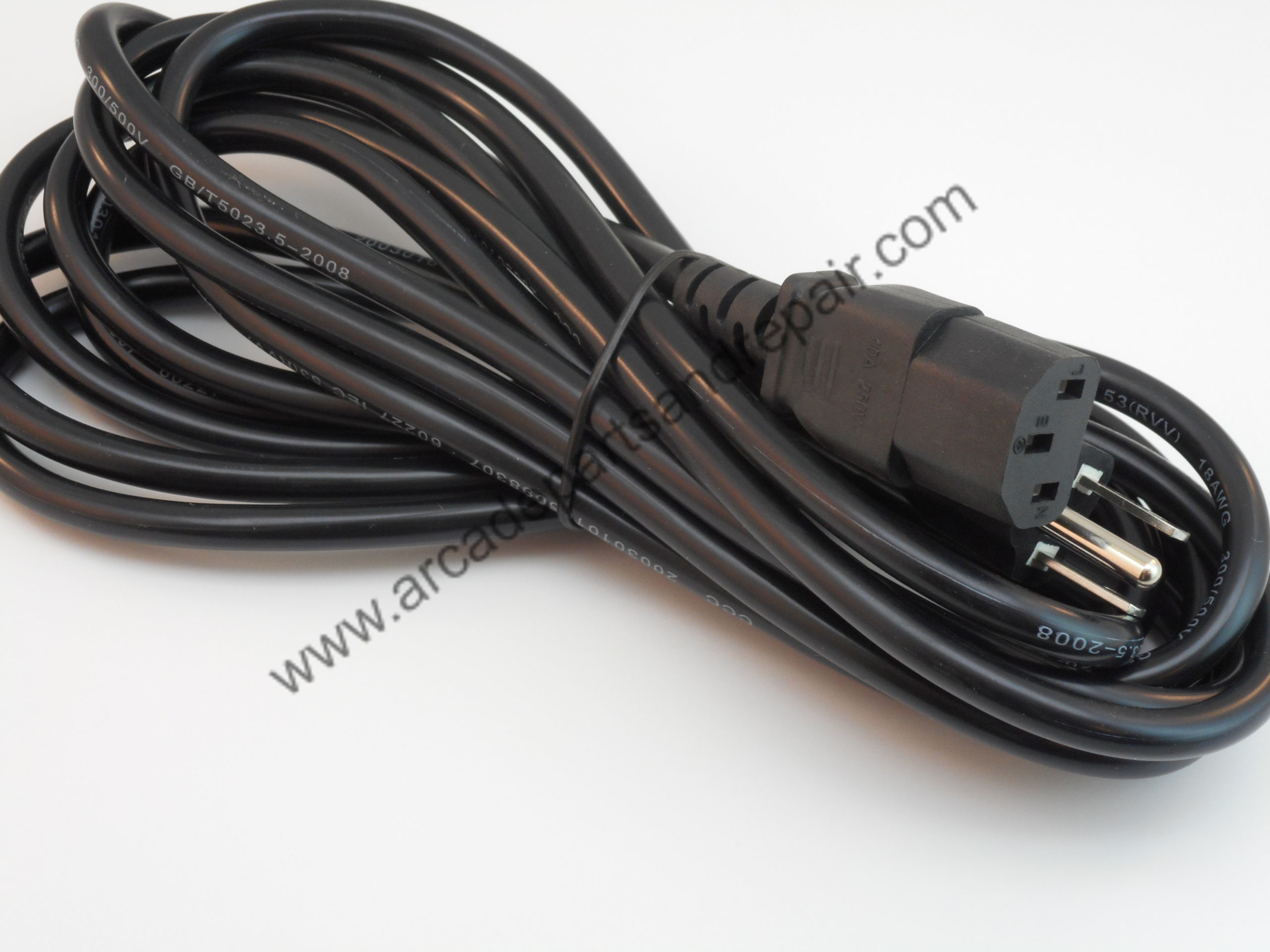 12′ AC Computer IEC Power Line Cord (CS1001)