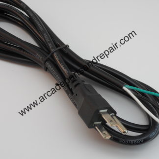 8′ AC Power Line Cord W/Stripped Ends (CS1002)