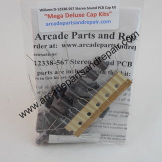 Williams D-12338-567 Stereo Sound PCB 105C Cap Kit