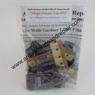 Wells Gardner U3100 P786 Monitor Cap Kit 105C Nichicon