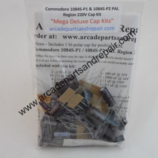 Commodore 1084S-P1 / 1084S-P2 PAL Version Cap Kit 105C Nichicon