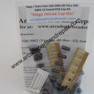 Sega / Data East 520-5002 Sound PCB Cap Kit 105C Nichicon