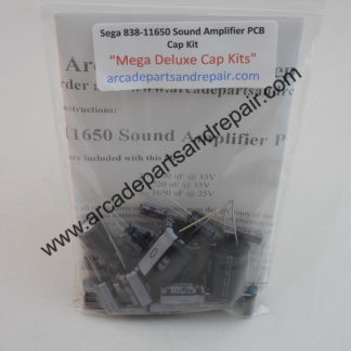 Sega 838-11650 Sound AMP PCB Cap Kit 105C Nichicon