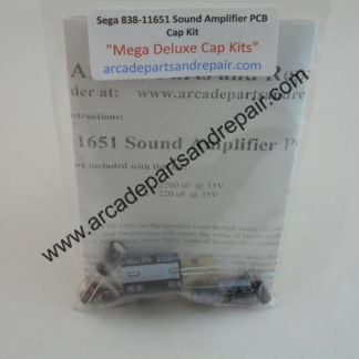 Sega 838-11651 Sound Interface PCB Cap Kit 105C Nichicon