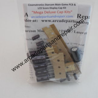 Cinematronics Starcom Main / LCD / ROM / Lasercon PCB Cap Kit 105C Nichicon
