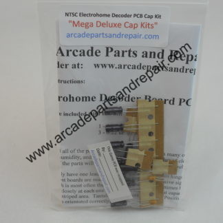NTSC Electrohome Decoder PCB Cap Kit 105C Nichicon