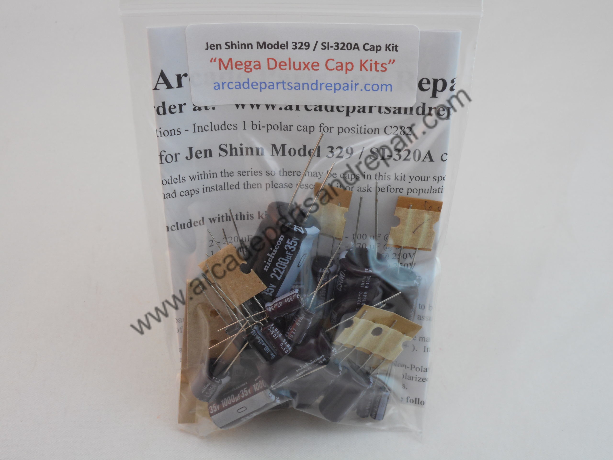 Jen Shinn Model 329 / SI-320A Monitor Cap Kit 105C Nichicon