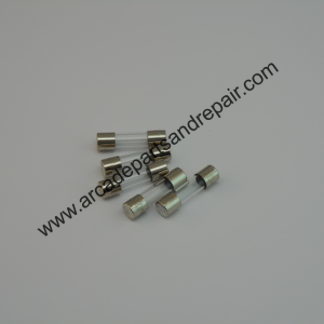 .187A 250V / (3/16amp) Fast Blow 8AG Fuse (5 Piece Package)