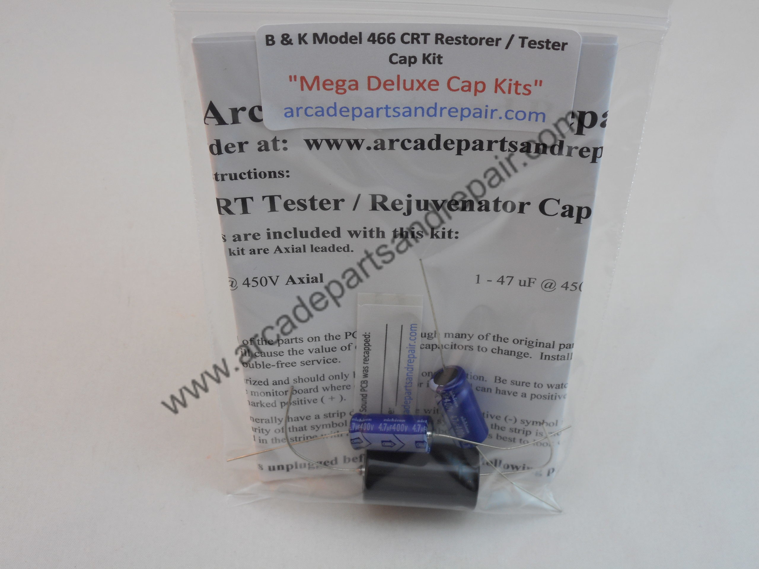 B & K 466 CRT Tester 105C Cap Kit