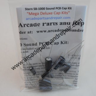 Stern SB-1000 Sound PCB 105C Axial Cap Kit